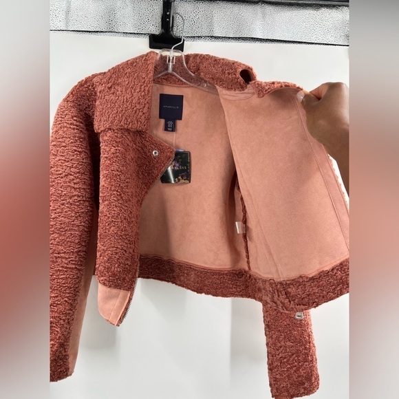 Amaryllis brown faux fur jacket XS - Picture 3 of 9